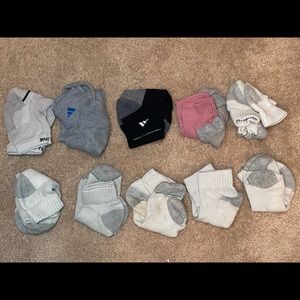 10 pair of calf high socks